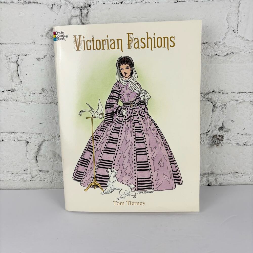 Vintage Victorian Fashions Dover Coloring Book